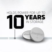1616 Lithium Coin Battery by Energizer – 1 Count (Pack of 1), Black/Silver, Model ECR1616BP