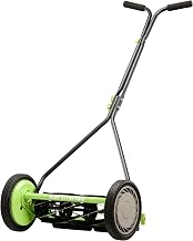 Earthwise 1715-16EW 16-Inch 7-Blade Push Reel Lawn Mower, Grey