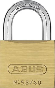 ABUS 55/40 Solid Brass Padlock Keyed Alike - Hardened Steel Shackle