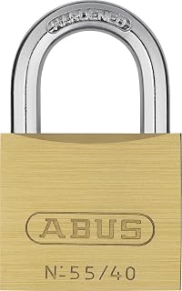 ABUS 55/40 Solid Brass Padlock Keyed Alike - Hardened Steel Shackle