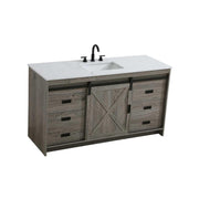 Austin Bathroom Vanity Rustic Grey by Lighting Design – Engineered Wood, Rustic Grey, Model VF90560RG