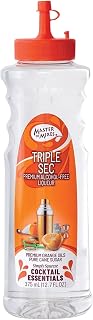MASTER OF MIXES Cocktail Essentials Triple Sec, 375 ML Bottle (12.7 Fl Oz), Individually Boxed