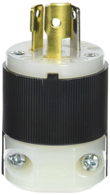 Locking Plug by Hubbell – Hubbell, Plastic, White, Model HBL4720C