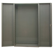 Cabinet, , 24" Length x 48" Width x 84" Height by Durham – One Size, Alloy Steel, Grey, Model SJC-BDLP-95