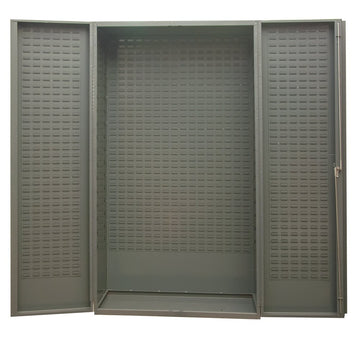 Cabinet, , 24" Length x 48" Width x 84" Height by Durham – One Size, Alloy Steel, Grey, Model SJC-BDLP-95