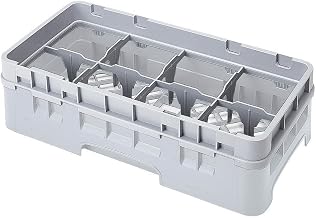 Cambro 8HS434151 8 Compartment Camrack 5 1/4" Soft Gray Case of 4