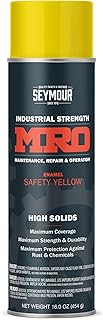 Seymour Industrial MRO High Spray Paint, Safety Yellow | Maximum Protection Against Rust & Chemicals