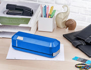Office Electric 3-Hole Punch by Bostitch – High Carbon Steel, Blue, Model EHP20-BL