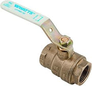 Watts Lead-Free Brass Ball Valve Female Threaded End Connections, 1/4"