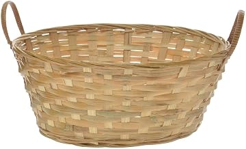 13 x 10 x 5 1/2 Bamboo Gift Basket, 80342