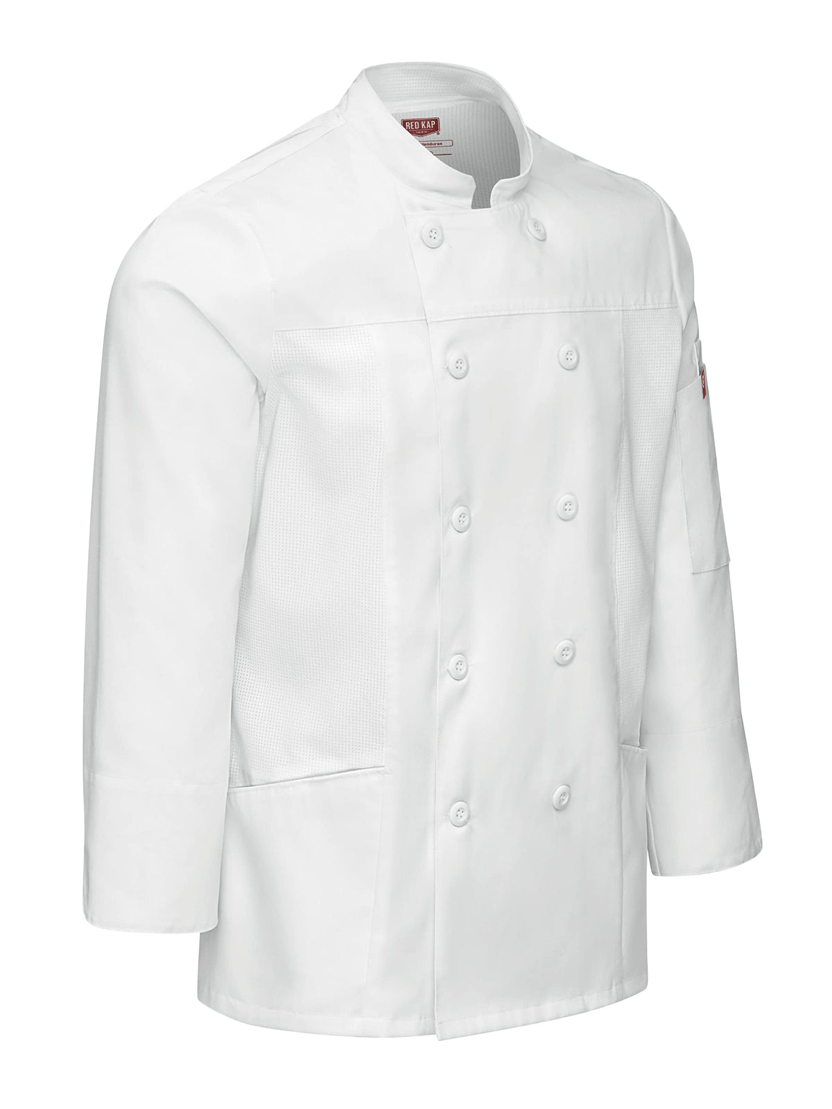 Red Kap 3X-Large / White / Deluxe Airflow Chef Coat Chef Jackets
