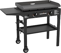 1517 Original 28" Omnivore Griddle, Black | Blackstone® 1517 Propane, Rear Grease Management System, 2 Burner Propane Griddle