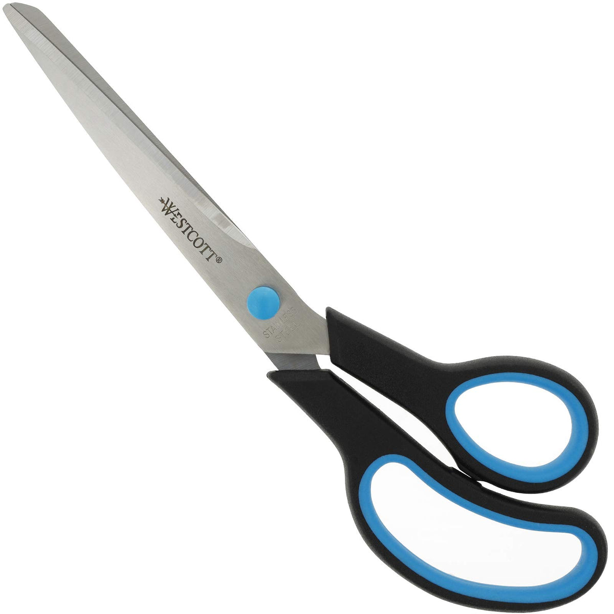 Grip Scissor 10" by Westcott – 10", Stainless Steel, Black-blue, Model E-30293 00