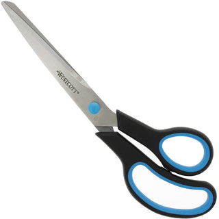 Grip Scissor 10" by Westcott – 10", Stainless Steel, Black-blue, Model E-30293 00