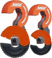 General Pipe Cleaners ATC-AP AutoCut & AutoCut PL 4-Piece Pipe Cutter Kit for Copper and Plastic Tubing (1/2" & 3/4" Cutters)