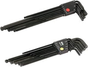 Wiha 36995 Ball End Hex-Inch and Metric L-Key Sets, 2-Pack