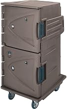 Cambro CMBH1826TBC194 Camtherm Tall Hot 10" Rear Wheels Celsius Granite Sand Case of 1