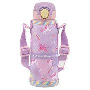Water Bottle for Kids by Zojirushi – 16.2 Ounces, 0.48 liters, Stainless Steel, unicorn purple, Model SM-UA48-VZ
