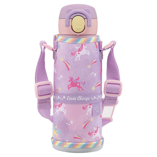 Water Bottle for Kids by Zojirushi – 16.2 Ounces, 0.48 liters, Stainless Steel, unicorn purple, Model SM-UA48-VZ
