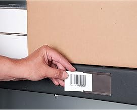 1/2" x 2" Magnetic "C" Channel Label Holder, 25/Pk