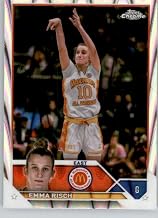 2023 Topps Chrome McDonald's All-American Refractor RayWave #34 Emma Risch EAST Basketball Card in Raw (NM or Better) Condition