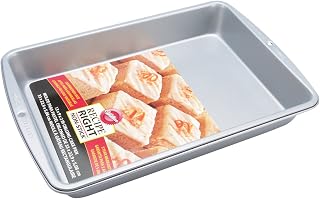 Wilton Recipe Right Non-Stick Oblong Cake Pan, Heats Evenly for Years of Baking Perfection,13 x 9-inches