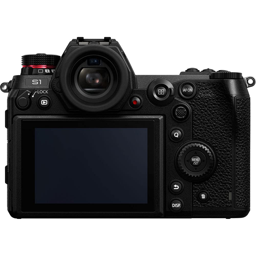 Lumix S1 Mirrorless Camera with 24-105mm Lens Bundle + Accessory Package with 64GB Memory by Panasonic – Black, Pack of 40, Model BH52-S124105-71626