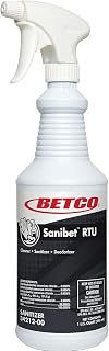 Betco Sanibet RTU Cleaner/Sanitizer/Dedorizer, 32 fl oz (1 qt)
