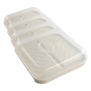 Nordic Ware White / 9.3" x 9.3" x 1.2" (Pack of 4) / Slanted Bacon Tray Display Trays