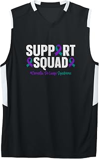 Support Squad Cornelia De Lange Syndrome Awareness Adult & Youth Basketball Jersey