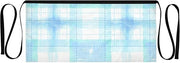 Blue Plaid Waist Apron with 3 Pockets Waiter Server Short Aprons 25.2x11.8 Inch Stain Resistant Apron for Kitchen Garden Restaurant 1 Pack