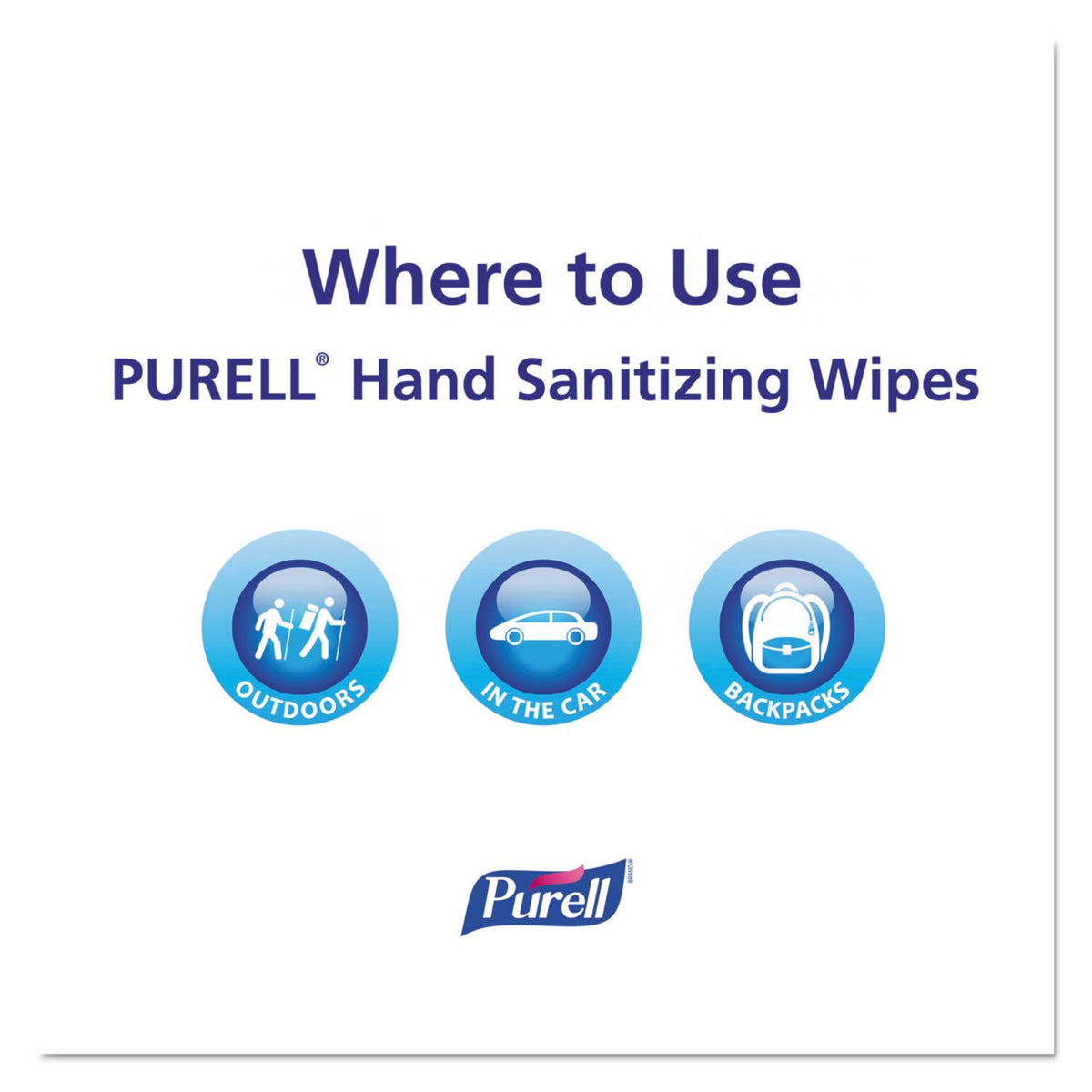 Premoistened Sanitizing Hand Wipes by Purell – 100 Count (Pack of 1), Bamboo, Clear, Model Gojo