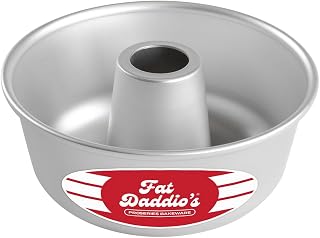 Fat Daddio's RMP-5 Anodized Aluminum Small Ring Mold Pan, 5 x 2.25 inch, Silver