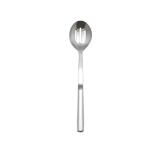 Stainless steel slotted serving spoon by Thunder Group – Medium, Stainless Steel, Metallic, Model SLBF002