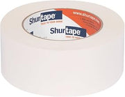 Shurtape DF 65 General Purpose Grade Double-Coated Flat Paper Tape, 48mm x 33m, Natural, Case of 24 Rolls (104693)