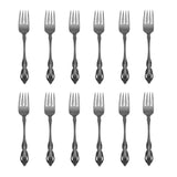 Brahms 18/8 Stainless Steel Salad Fork (Set of Twelve) by Oneida – 6.7500, 18/8 Stainless Steel, Silver, Model 896576