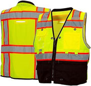 Pyramex RVZT44 Series Hi Vis Lime Safety