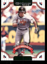 Baseball Trading Card MLB 2002 Donruss #53 Brady Anderson NM Near Mint Indians