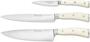 Wüsthof Classic Ikon Crème 3-Piece Chef's Knife Set