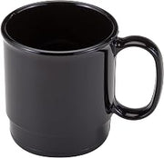 Cambro 75CW110 Dinnerware Cup Stacking 7.5oz. Black Case Qty 48