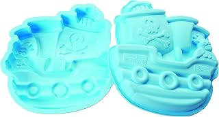 Silikomart Silicone Mould Pirates Boat, Pink