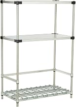 Nexel BK186052Z Poly-Z-Brite 2-Shelf Container/Keg Rack, 60"W x 18"D x 54"H