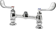 Krowne 15-8XXL-W Royal Series 8" Center Raised Deck Faucet Body Only with Wrist Blade Handles, Vandal Resistant​​‌‌​​‍​​‌‌‌‌​‍​‌​​‌​‍​​‌‌‌‌‍​​‌‌‌‌‍​​‌‌​​‍​​‌‌‌‌‍​​‌​‌‌‍​​​‌‌‌‍​​‌‌​​‍​​‌​‌‌‍​​‌‌‌‌