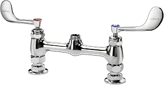 Krowne 15-8XXL-W Royal Series 8" Center Raised Deck Faucet Body Only with Wrist Blade Handles, Vandal Resistant​​‌‌​​‍​​‌‌‌‌​‍​‌​​‌​‍​​‌‌‌‌‍​​‌‌‌‌‍​​‌‌​​‍​​‌‌‌‌‍​​‌​‌‌‍​​​‌‌‌‍​​‌‌​​‍​​‌​‌‌‍​​‌‌‌‌