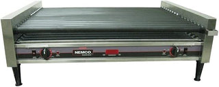 Nemco 8075SXW-SLT-RC 120V 75 Capacity Slant Hot Dog Roller Grill