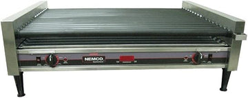 Nemco 8075SXW-SLT-RC 120V 75 Capacity Slant Hot Dog Roller Grill