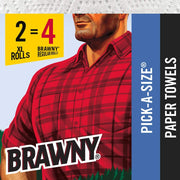 Brawny 1 / 8 Count (Pack of 1) / white Paper Towels