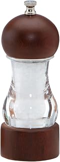Chef Specialties 6 Inch Vanguard Walnut and Acrlyic Salt Mill