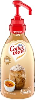 Nestlé Coffee mate 1.5 Liter Crème Brûlée Liquid Concentrate Pump Bottles