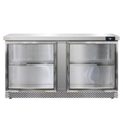 Continental Refrigerator SW60-GD-FB Two Section Work Top Refrigerator 60"W by Value Line – Commercial Grade